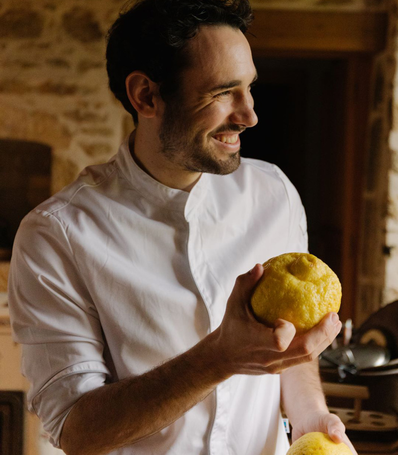 Chef Maxime Roussarie de la Maison Roussarie