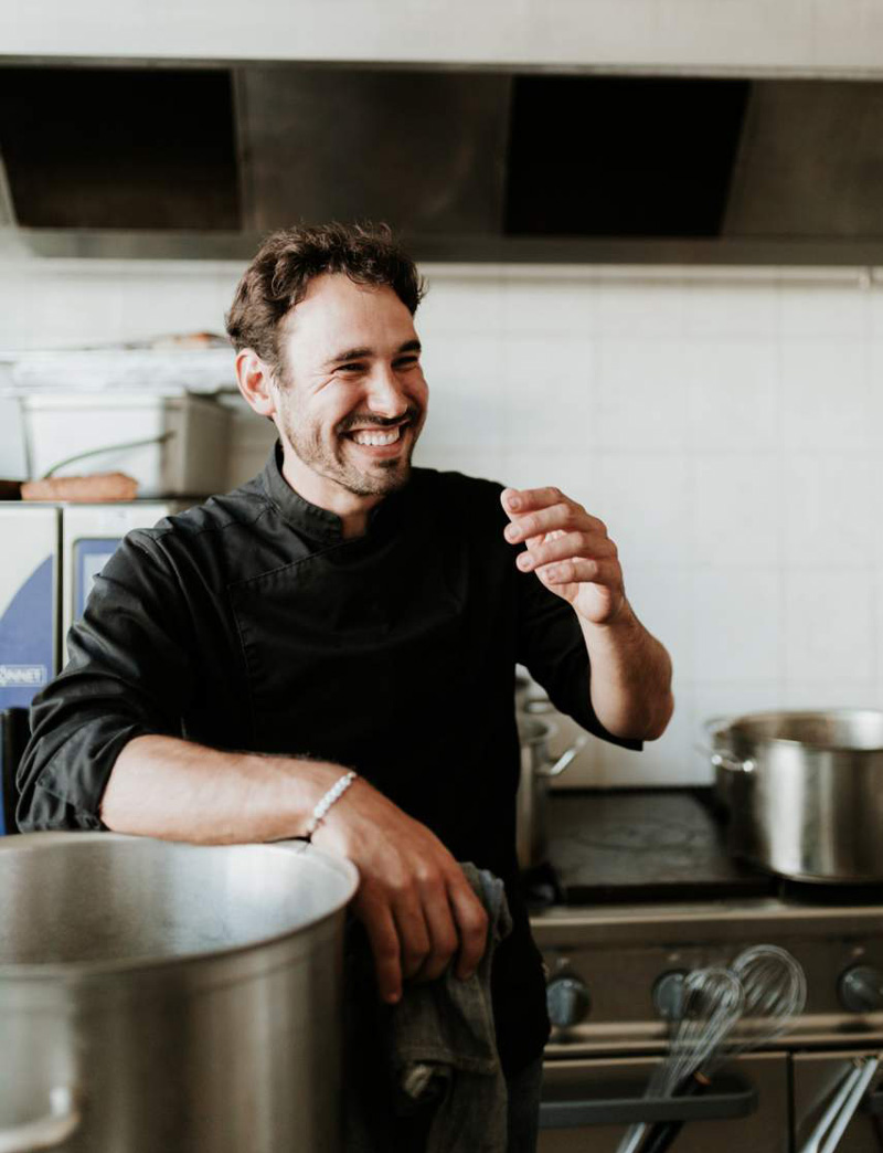 Maxime Roussarie, chef cuisinier de la Maison Roussarie