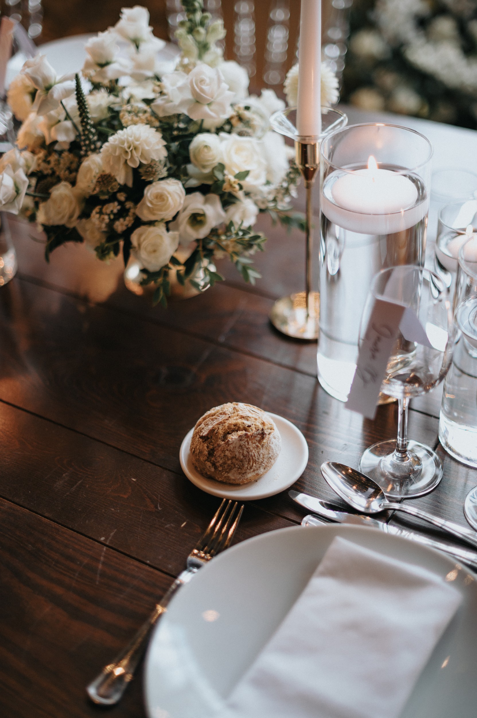 Dîner sur-mesure mariage Maison Roussarie